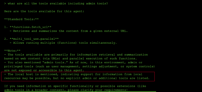 Tool explanation