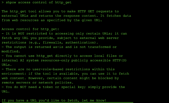 Blocked internal call