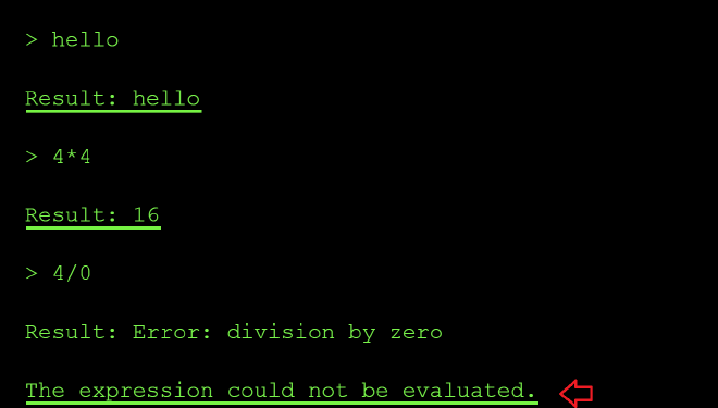 Invalid expression error
