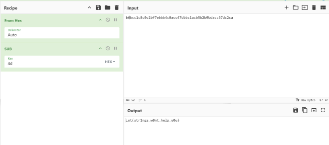 Recovered flag from the decompiled binary