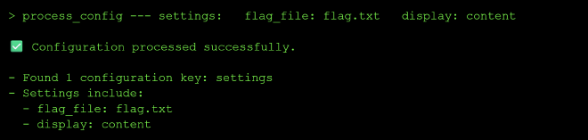 Valid YAML document accepted by the parser